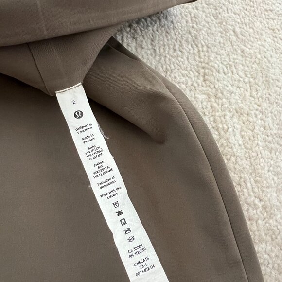 Lululemon Smooth Fit High Rise Pull On Crop Pants 2 - Picture 2 of 10